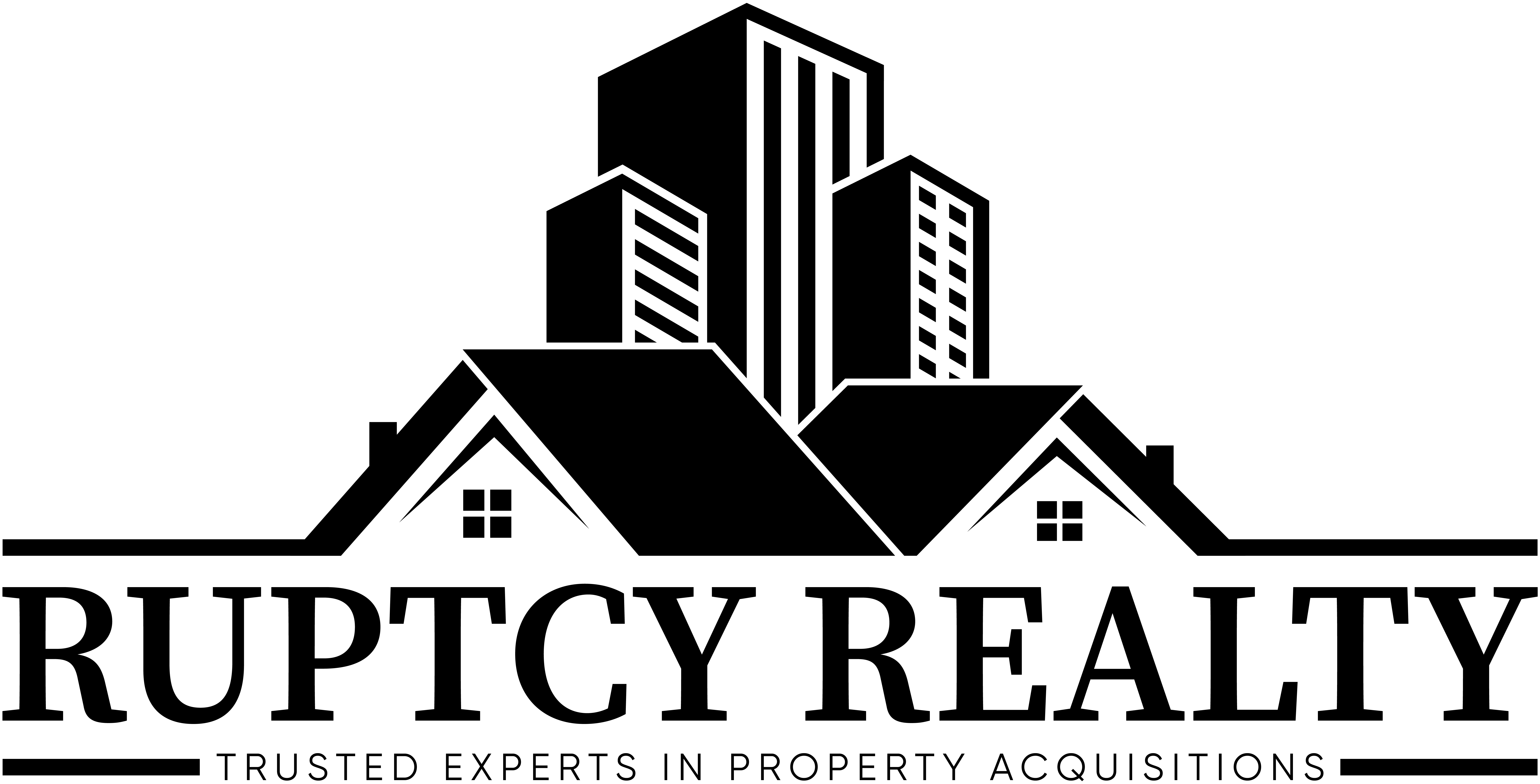 Black RuptcyRealty Logo